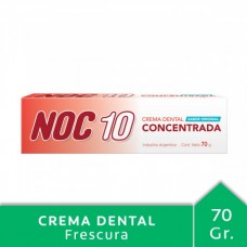 Noc 10 Crema Dental Concentrada 70g