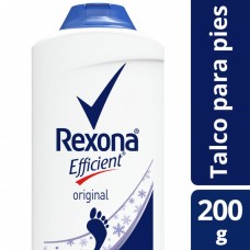 Rexona Efficient Talco Pedico x 200 Gr