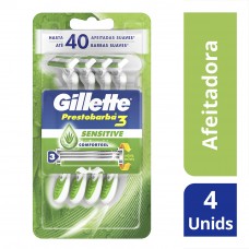 Gillette Prestobarba 3 Sensitive Pack x 4 U.