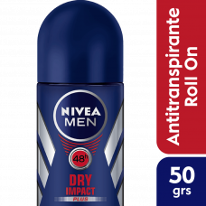 Nivea Men Antitranspirante RollOn Dry Impact x 50 ML