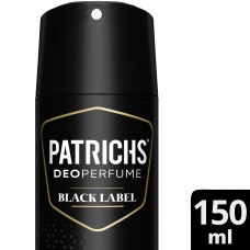 PATRICHS Desodorante Black Label en Aerosol 150 ml