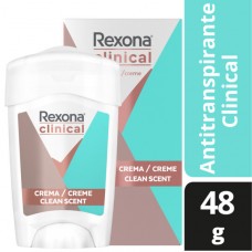 Rexona Antitranspirante Clinical Women Clean Scent x 48 GR