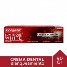 Colgate Pasta Dental Luminous White Carbon Activado x 90 Gr